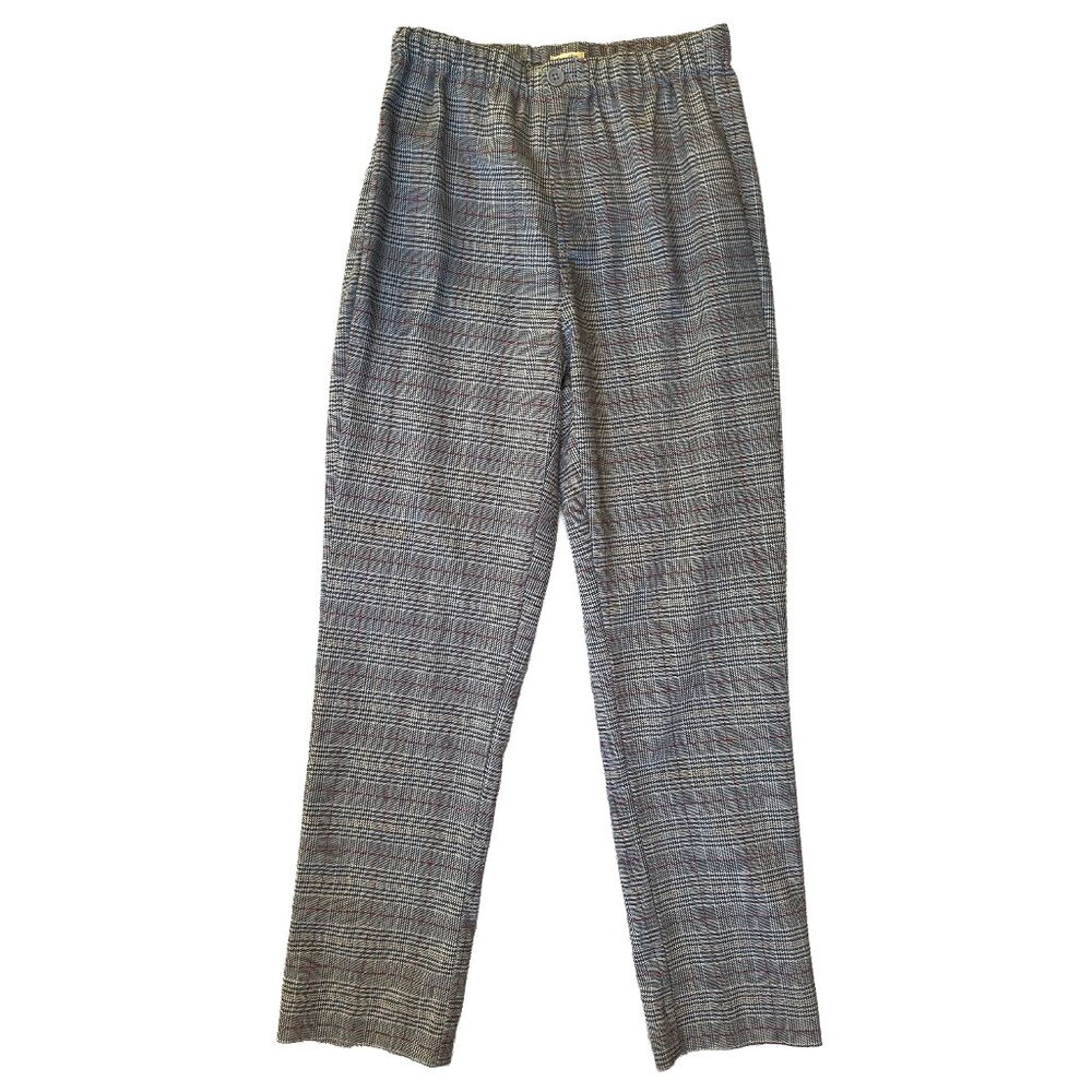 John Galt California Women’s Plaid Grey Trouser Pants